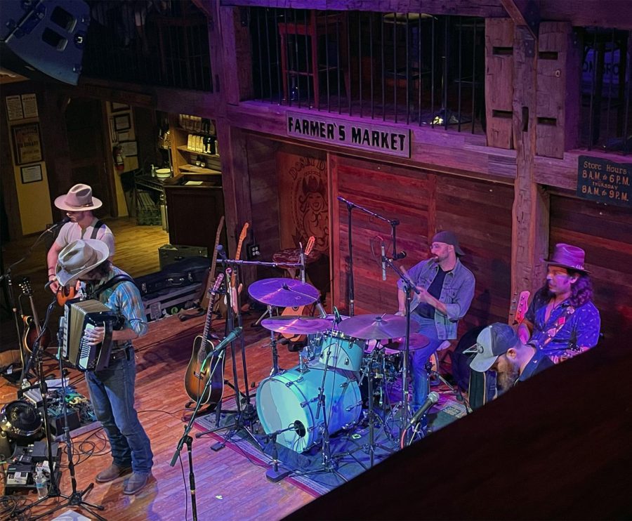 The Wilder Blue performed at Dosey Doe on Saturday, Aug. 14, 2021 after a busy summer of touring.  It was the first time Hughes' kids got to see dad Lyndon play a local show, and they even got a turn on stage.