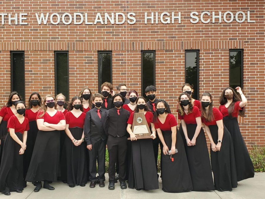 Chamber Orchestra and their award at TWHS.