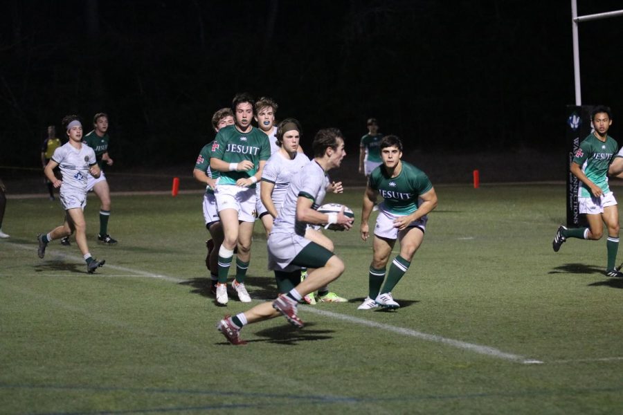 Woodlands+rugby+player+Lucas+Staggs+scores+a+try+in+a+home+game+against+Jesuit+on+Friday%2C++March+4.