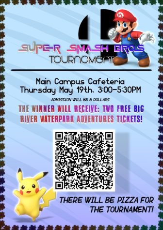 Scan the QR code to sign up for the tournament next Thursday after school on the main campus.  Admission is $5.