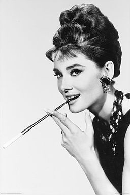Audrey Hepburn as Holly Golightly, from Truman Capotes Breakfast at Tiffanys.