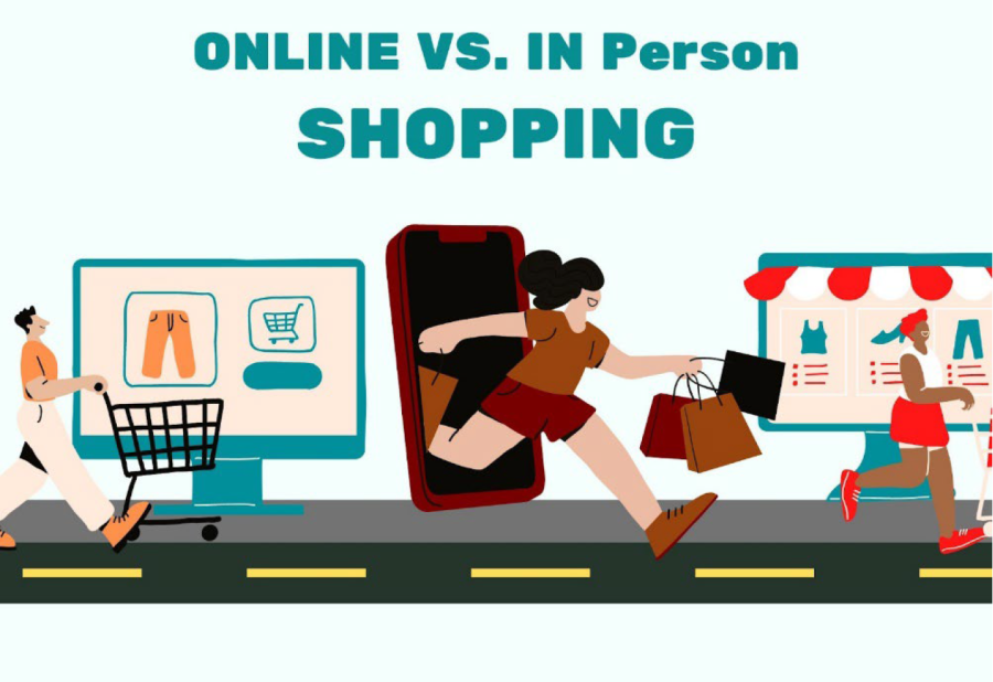 With COVID-19, many shoppers turned to online shopping.  When restrictions were lifted, some embraced in-person shopping while others loved the convenience of online shopping.