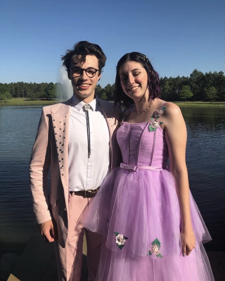 Peter and Gigi before prom in Hughes Landing.  Prom was held at the Woodlands Waterway Marriott.