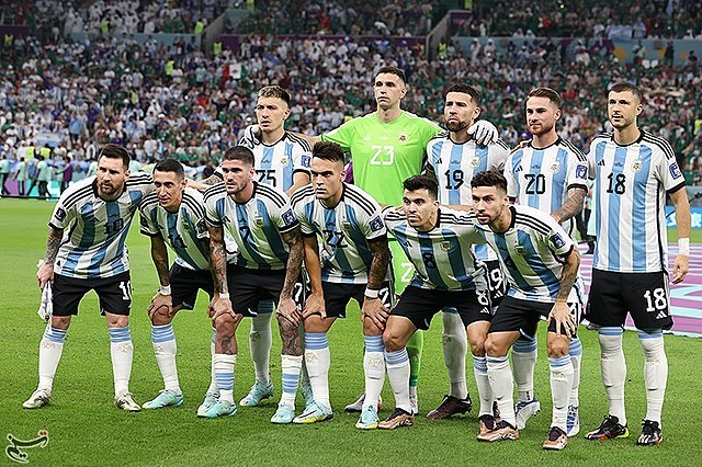 Argentina Lineup vs. Mexico for  for 2022 World Cup in Qatar this November.