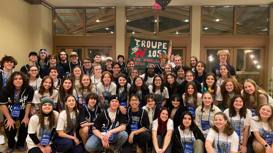 TWHS Thespian troupe 1053 at the TTSF convention in Grapevine, Texas.
