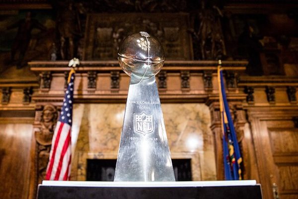 Vince Lombardi Trophy Visits the Pennsylvania Capitol.  Photo courtesy of Wikicommons.
