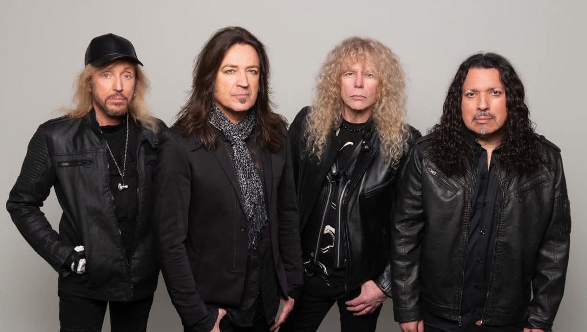 Stryper promotional picture for the 40th anniversary from @stryper, the band's Instagram account.