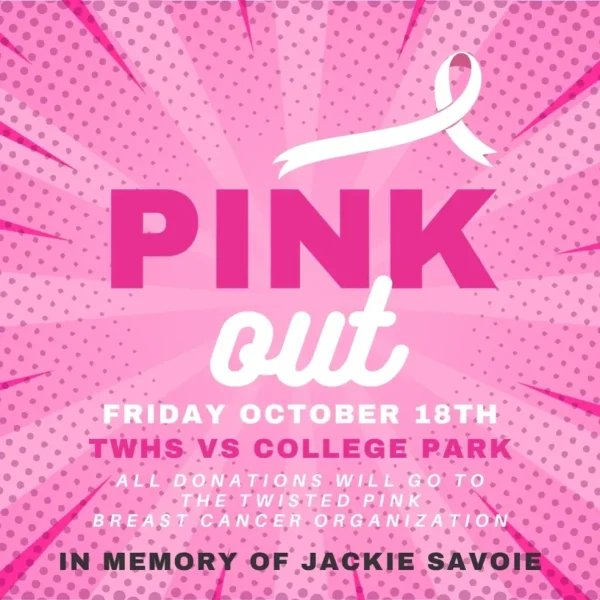 Join us Friday, October 18th to support The Twisted Pink Breast Cancer Organization, in memory of Jackie Savoie. 