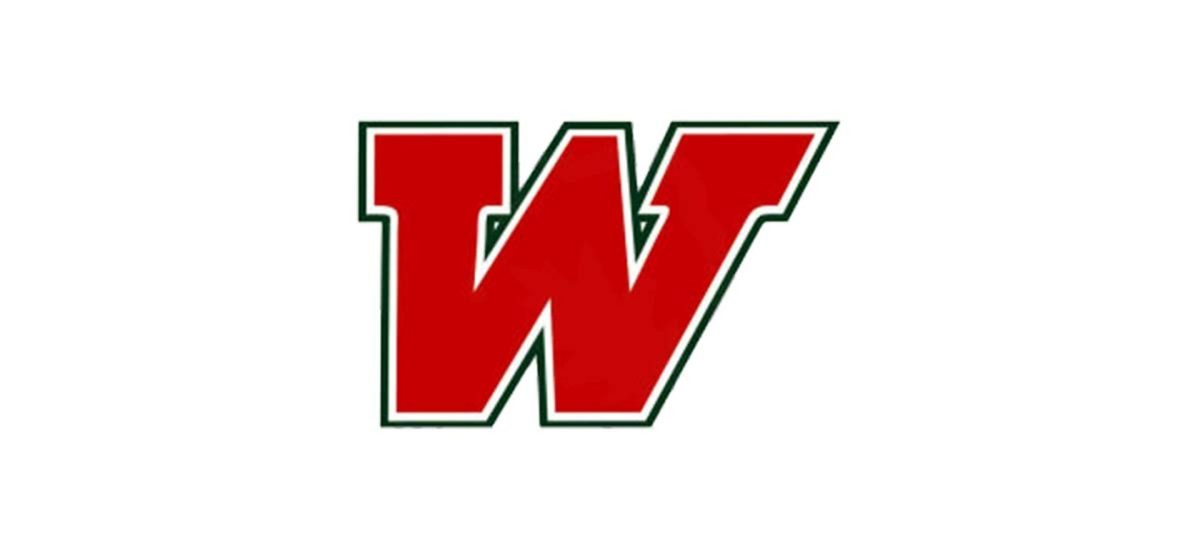 The current Woodlands High School "W" mark. 