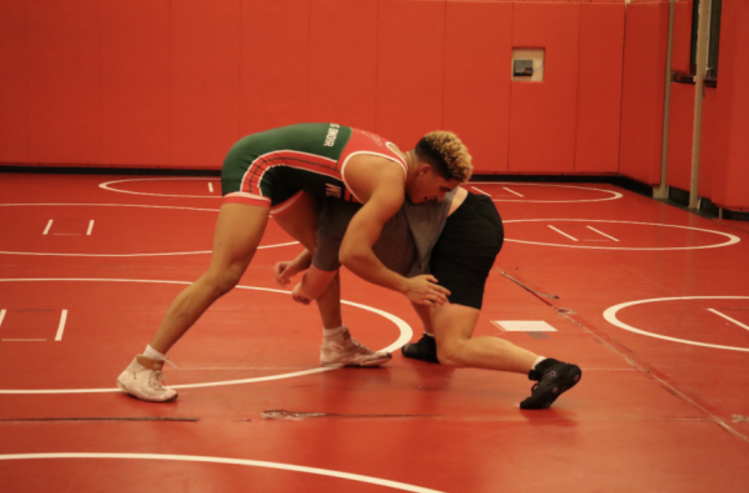 Two wrestlers competing! 