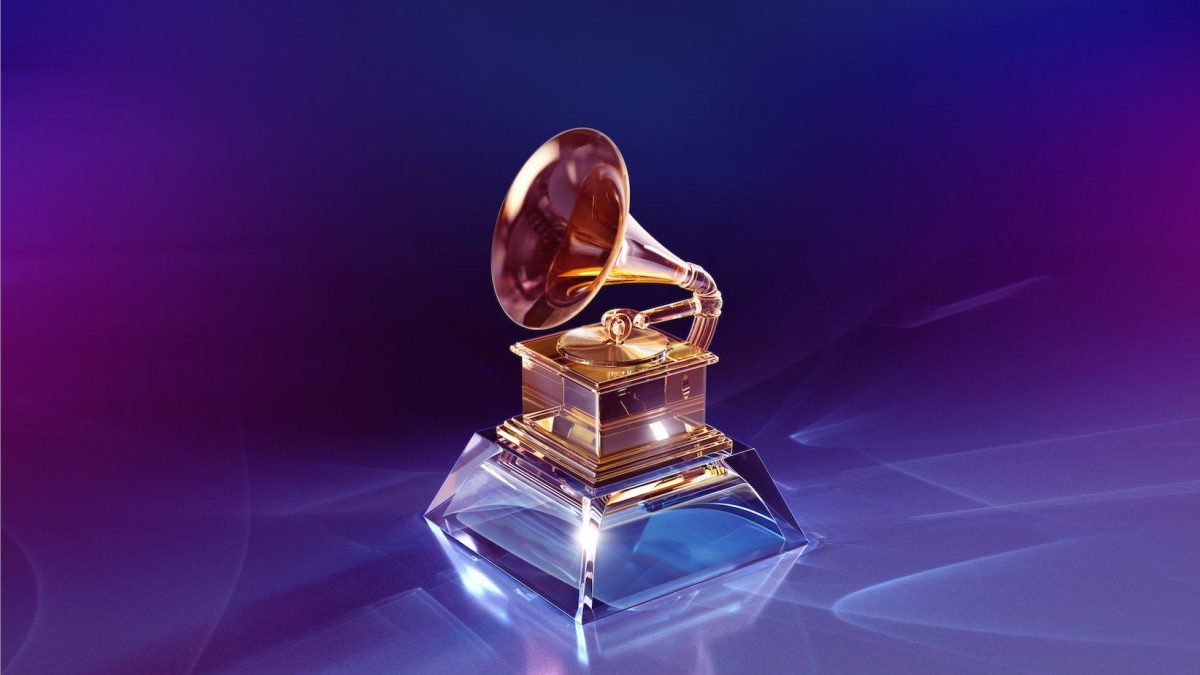 Photo of a Grammys Award; taken from the official Grammys website.