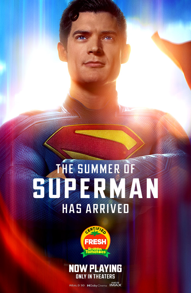 Superman Promotional Movie Poster Courtesy of Superman.com (DC)