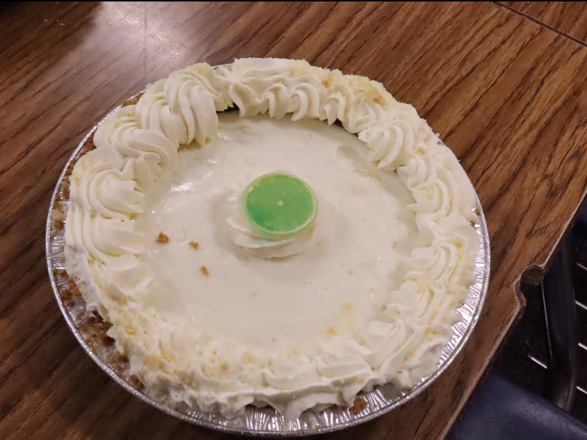 Store bought key lime pie.