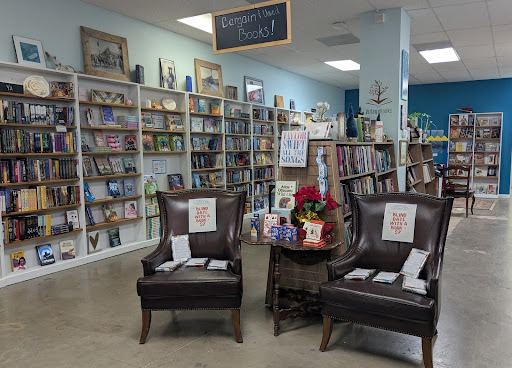 The cozy and welcoming interior of Village Books located at 9955 Woodlands Parkway Suite F
The Woodlands, TX.
