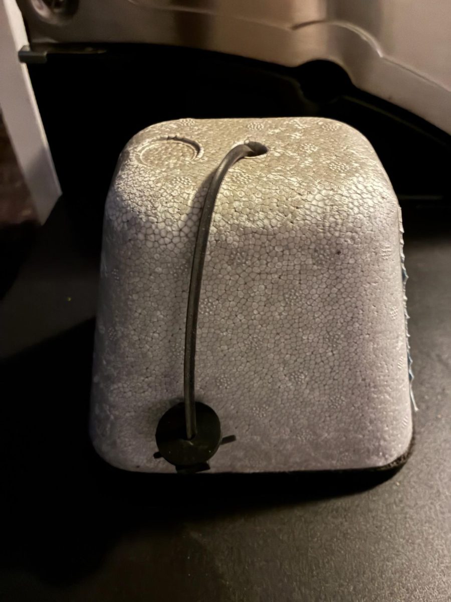 Winter Freeze Insulation Cover for outdoor water pipes, purchased on Amazon. 