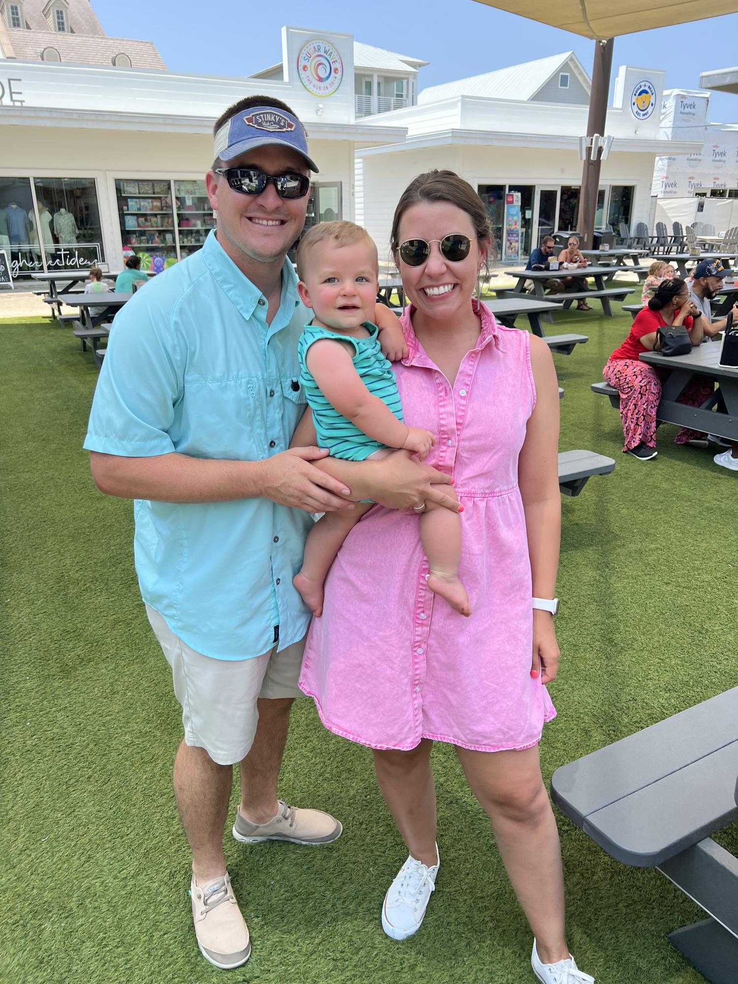 Ryder and his parents posing for a photo. Provided by Maggie Buckley, used with permission.