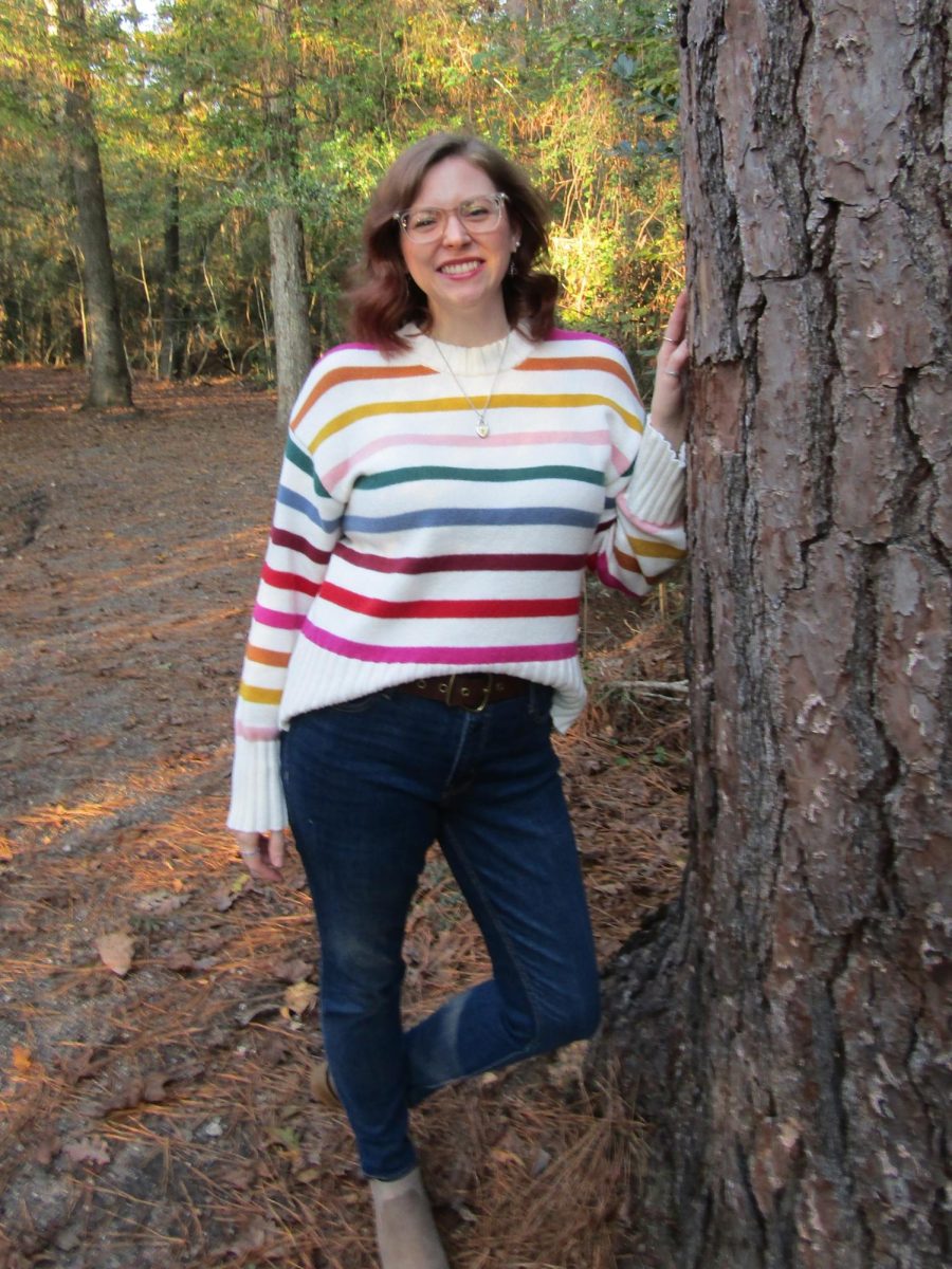 Mrs. Turner, formerly Ms. Hutchins will continue to teach Dual Credit English next year with her new married name. She loves teaching medieval literature, a favorite being, “Sir Gawain and the Green Knight.” Photo by Danielle Pope, used with permission. 